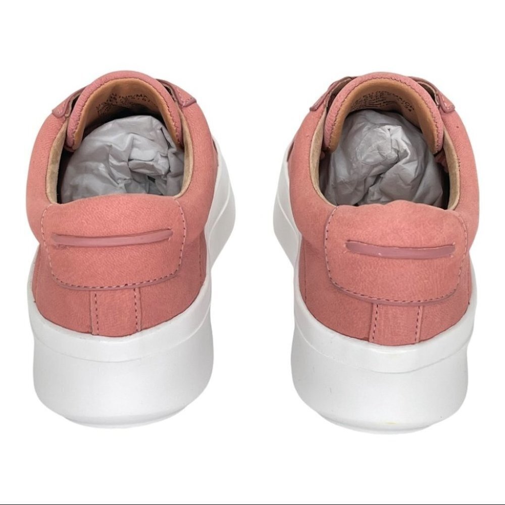 Gentle Souls by Kenneth Cole Rosette Pink Leather Womens Sneakers - Picture 10 of 12